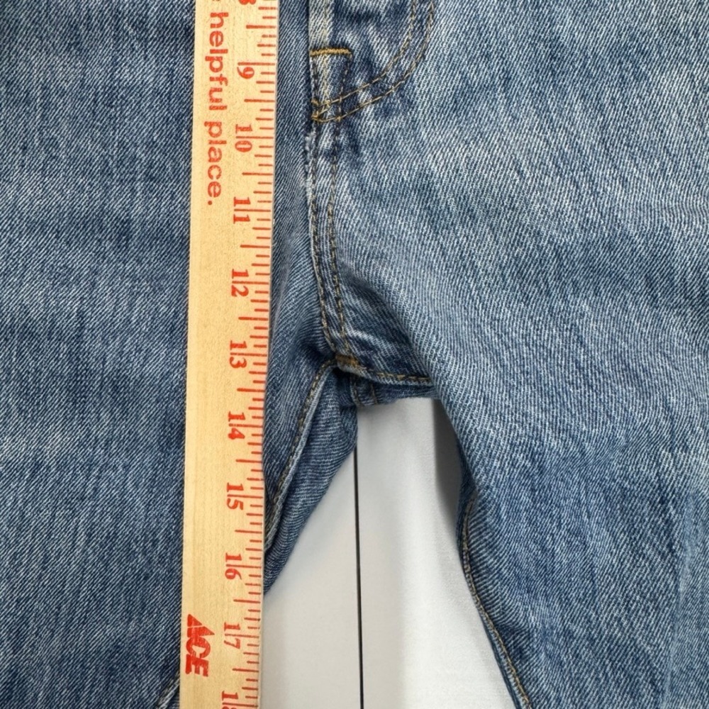 Levis 501 Original Fit Jeans Mens 40x32 Blue Denim Straight Leg Button Fly - Picture 8 of 13